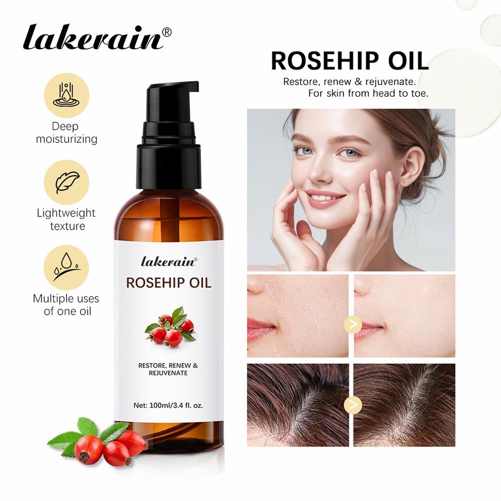 Cold Pressed Rose Hip - Rosehip Oil For Face & Skin
