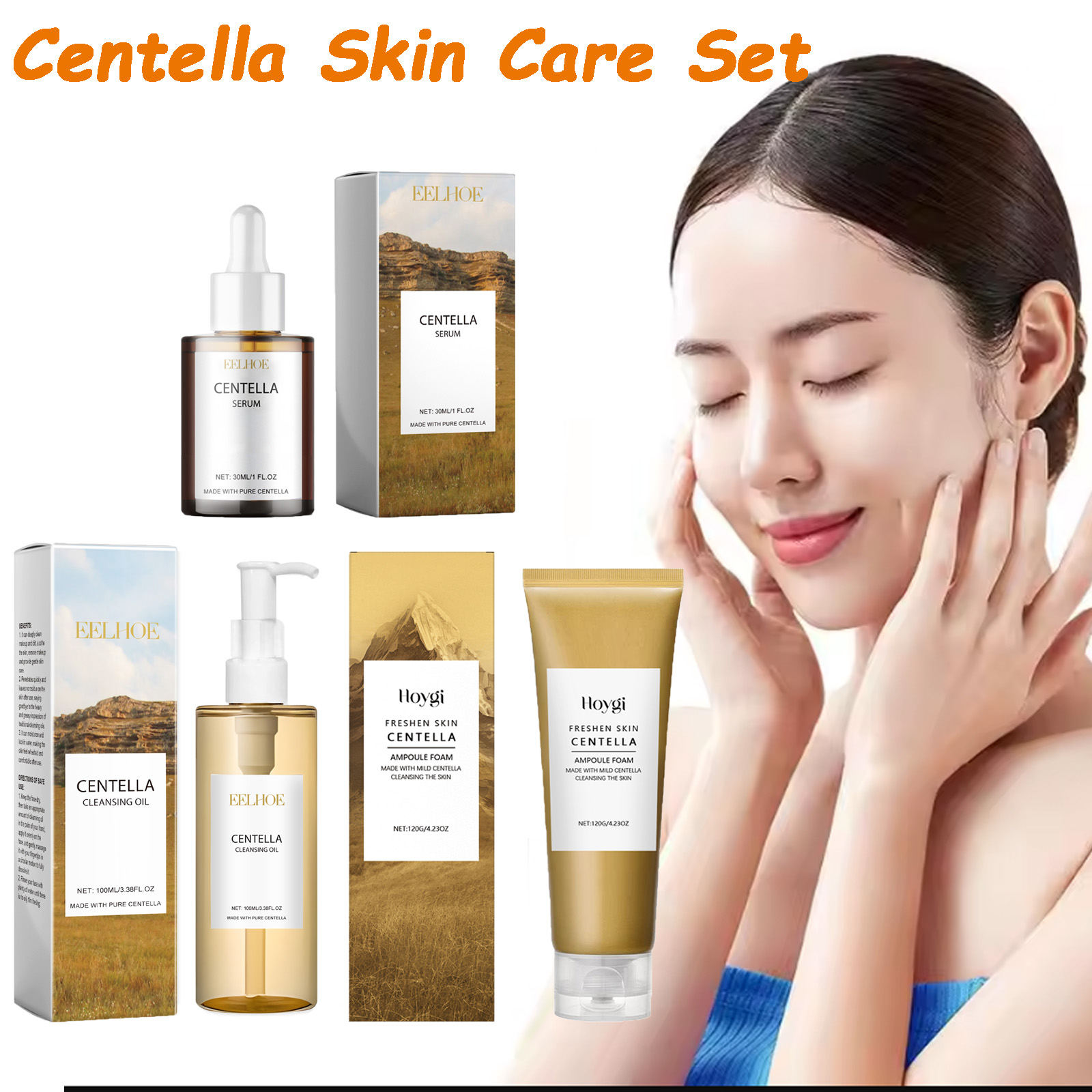 Luxury Skincare Set - Centella Skin Care Set Centella Serum