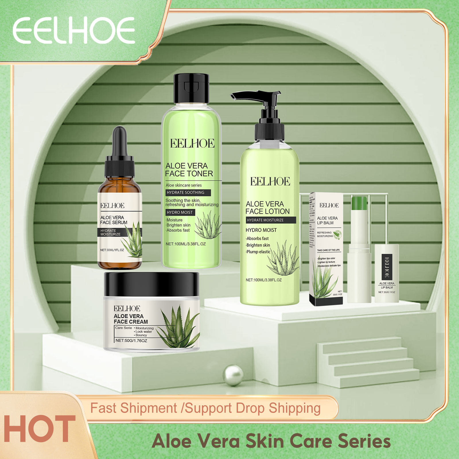 Luxury Skincare Set - Eelhoe Aloe Vera Skin Care Series