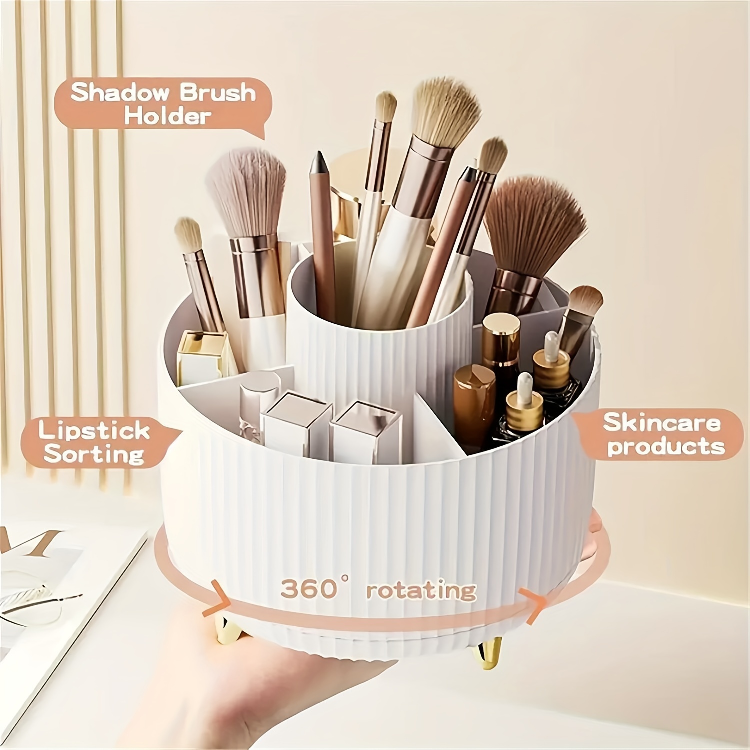 360-Degree Rotating Cosmetic S - огляд і ціна Luxury Skincare Design