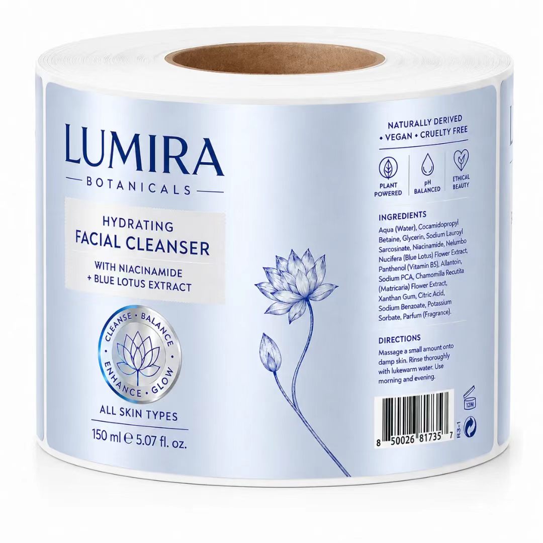 Custom Luxury Blue/Silver Foil - огляд і ціна Luxury Skincare Cleanser