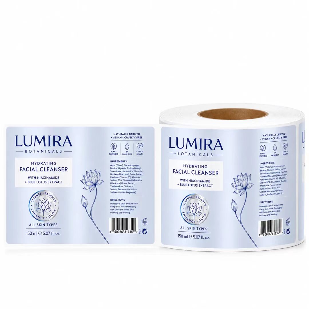 Custom Luxury Blue/Silver Foil - огляд і ціна Luxury Skincare Cleanser