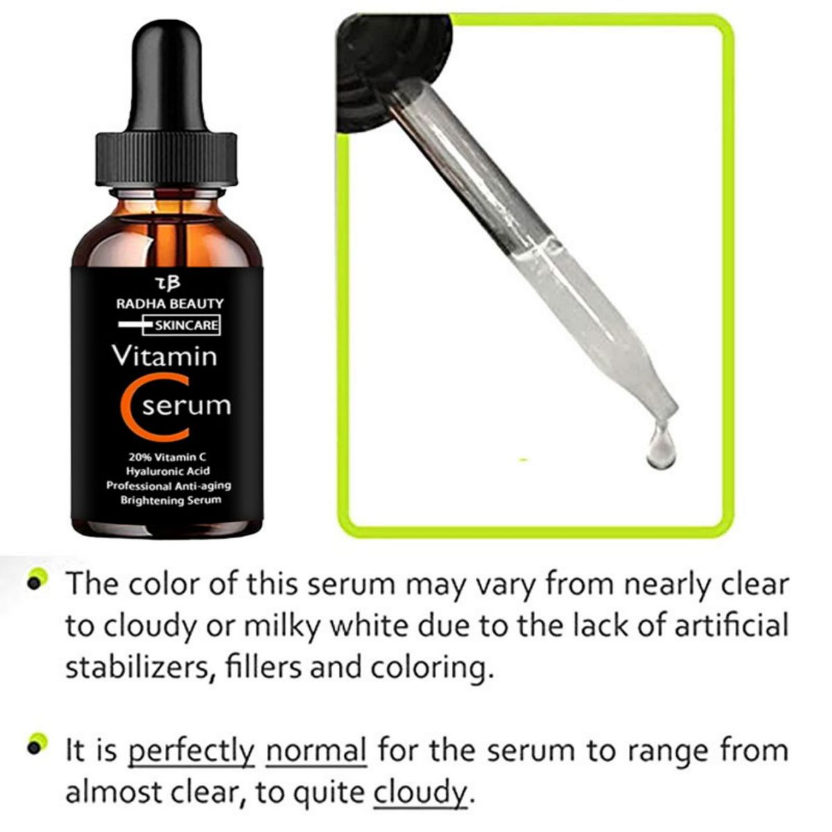 Vitamin C serum Face Serum Lon - огляд і ціна Growth Factor Serum