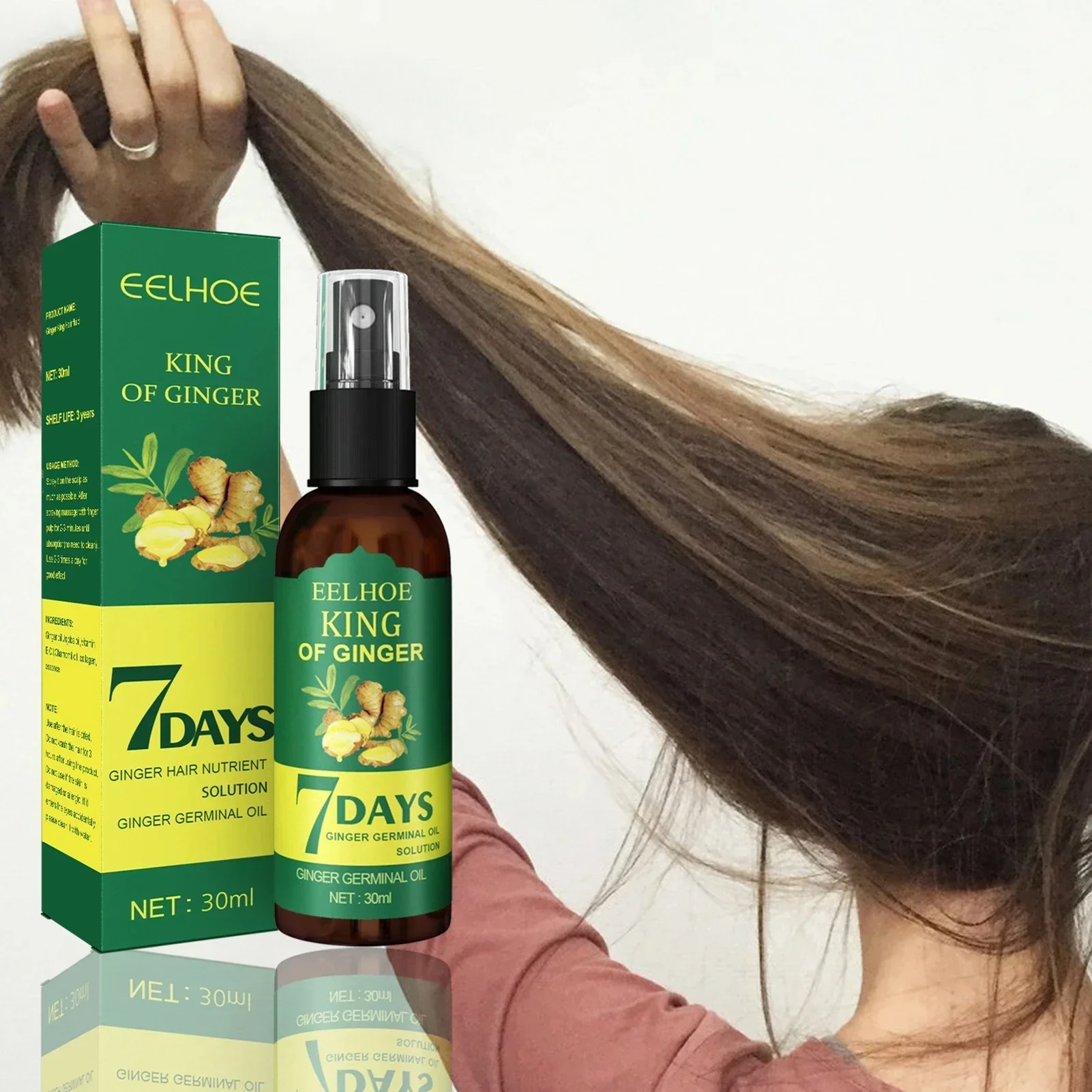 2024 Ginger Hair Growth Serum  - огляд і ціна Epidermal Growth Factor