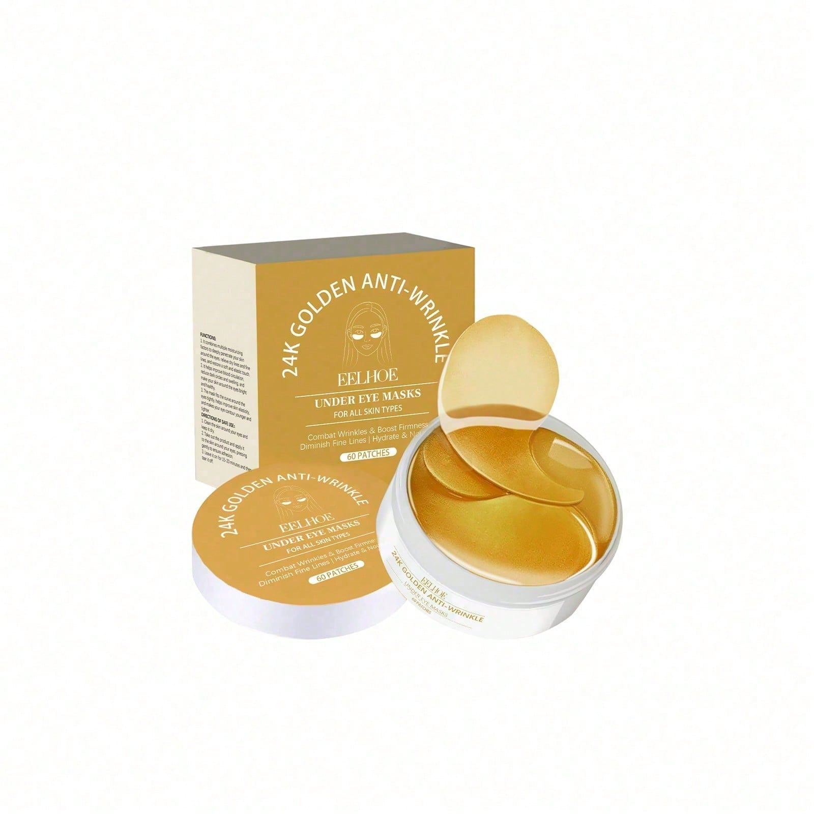 24K Gold Eye Mask, 60 Count Lu - огляд і ціна Luxury Skincare Moisturizer