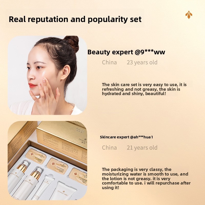 Royal Jelly Moisturizing and A - огляд і ціна Luxury Skincare Set